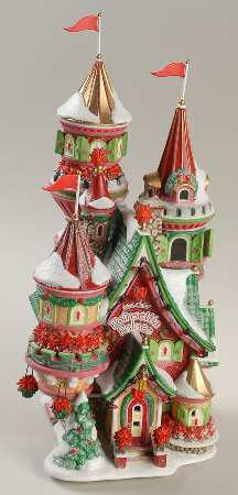 North Pole Village Poinsettia Palace - With Box Bx315