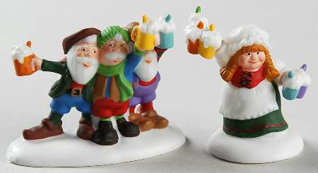 North Pole Village An Irish Cheer For Santa - With Box Bx342