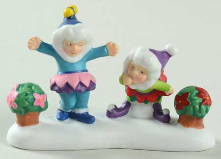 North Pole Village A Bloomin' Merry Christmas - With Box Bx432