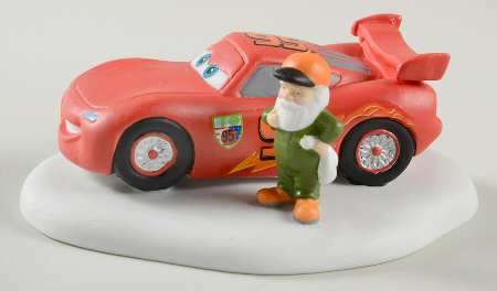 North Pole Village Lightning's Ready To Race - With Box Bx412