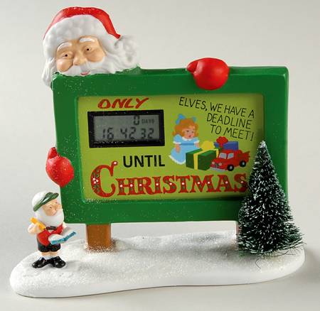 North Pole Village Countdown To Christmas - Boxed