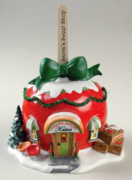 North Pole Village Katie's Candied Apples - Boxed