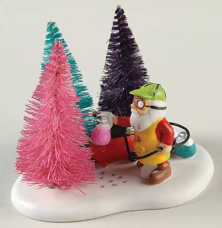 North Pole Village Tinting The Trees - Boxed