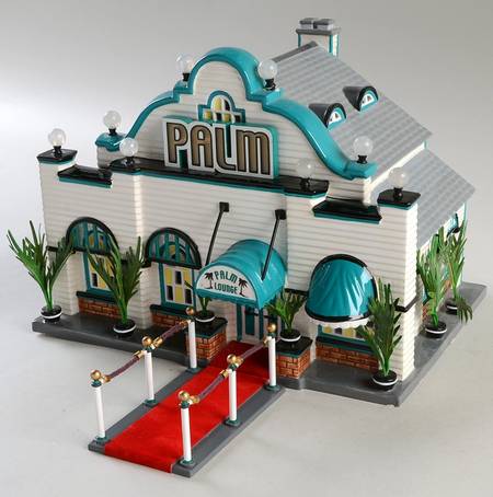 Snow Village Palm Lounge Supper Club - With Box Bx761