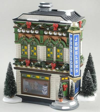 Snow Village Pearlson's Jewelry - Boxed