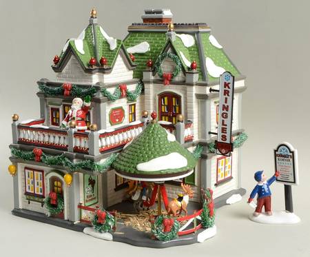 Snow Village Kringle's Korner Gift Set - With Box Bx1254