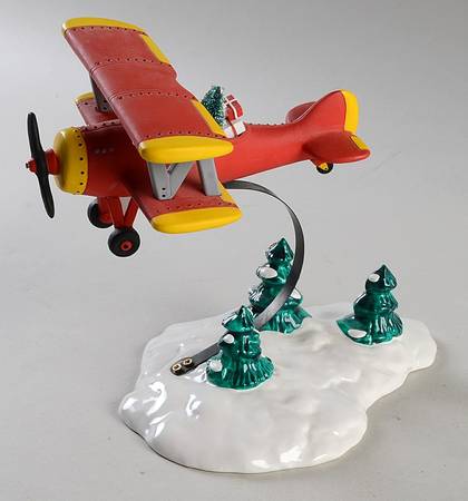 Snow Village Spirit Of Snow Village Snowplane - No Box