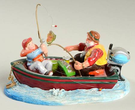 Snow Village Catch Of The Day - Boxed