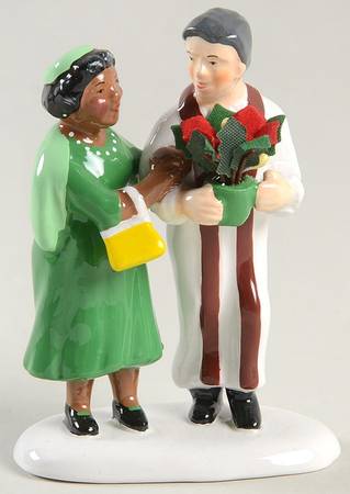 Snow Village Merry Christmas Pastor - With Box Bx1319