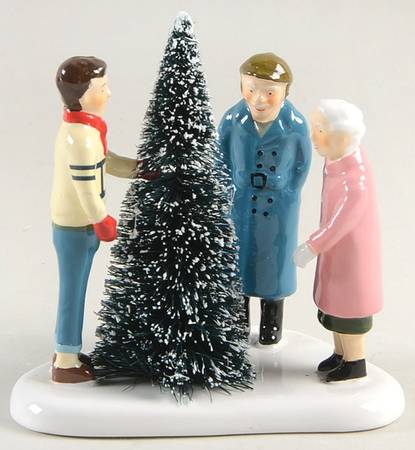 Snow Village Choosing The Perfect Tree - With Box Bx1313