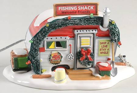 Snow Village Stumble Inn Fish Shack - With Box Bx1314
