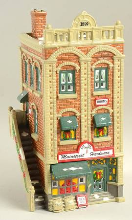 Snow Village Mainstreet Hardware Store - No Box
