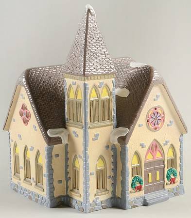 Snow Village Redeemer Church - With Box
