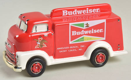 Snow Village Budweiser Delivery Truck - Boxed