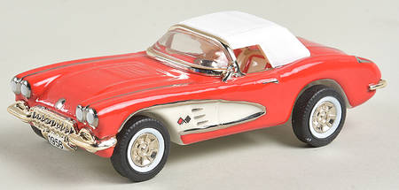 Snow Village 1958 Corvette Roadster - Boxed