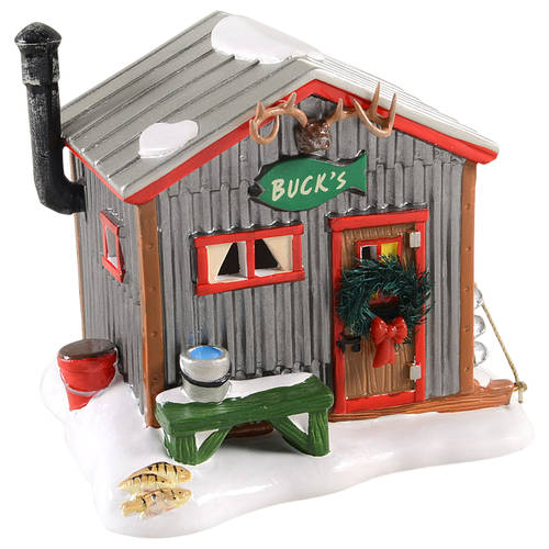 Snow Village Buck's Fish Shack- Ltd Edition - With Box Bx1286