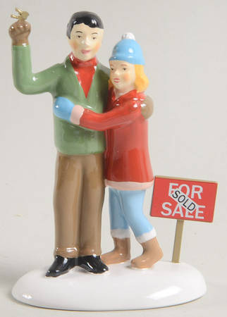 Snow Village Just In Time For The Holidays - With Box Bx1358