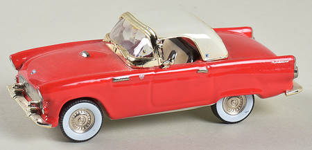 Snow Village 1955 Ford Thunderbird Red - With Box Bx1255