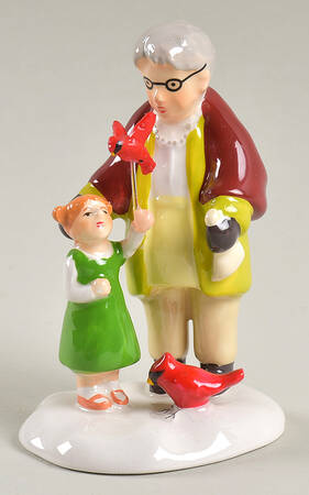Snow Village Birds Of A Feather - Bx1381 With Box