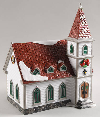 Snow Village Shady Oak Church-Only - No Box