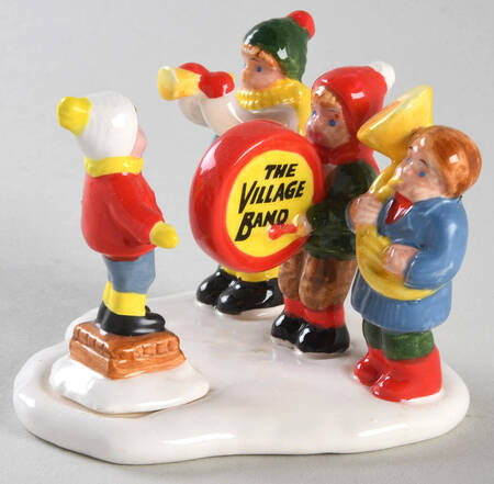 Snow Village Children In Band - No Box by Department 56