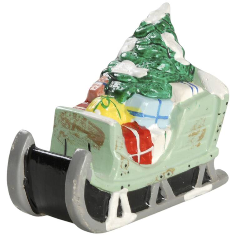 Snow Village Ceramic Sleigh - Nb849, No Box