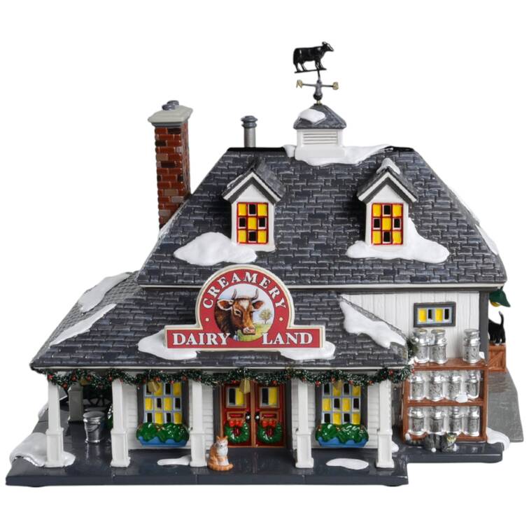 Snow Village Dairy Land Creamery - With Box Bx827