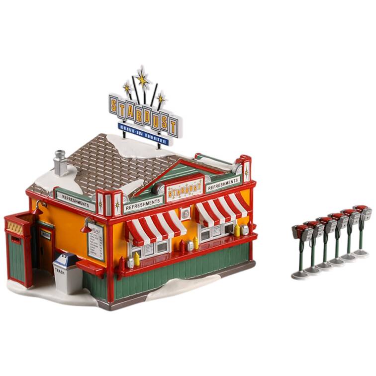 Snow Village Stardust Refreshment Stand - With Box Bx808
