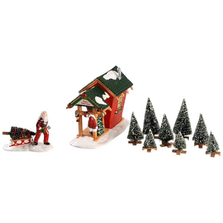 Snow Village Nick's Tree Farm - With Box Bx737
