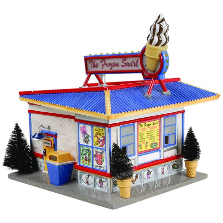 Snow Village The Frozen Swirl - With Box Bx629