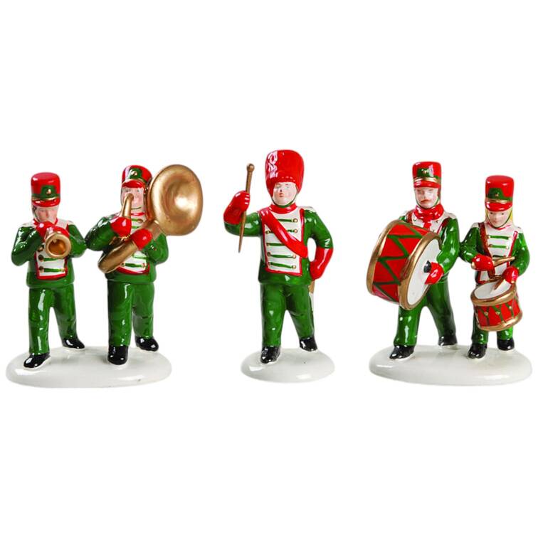Snow Village Village Marching Band-Set Of 3 - Nb386, No Box by Department 56