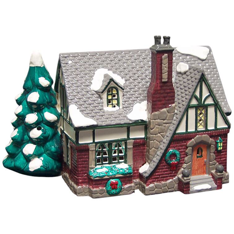 Snow Village Oak Grove Tudor - With Box Bx362 by Department 56