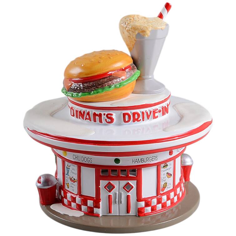 Snow Village Dinah's Drive-In - No Box by Department 56