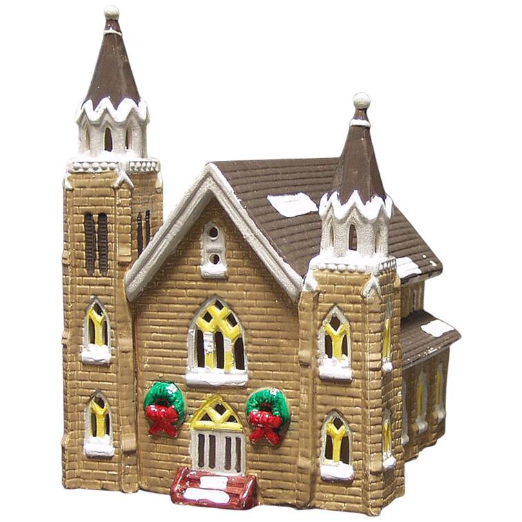 Snow Village Trinity Church - No Box