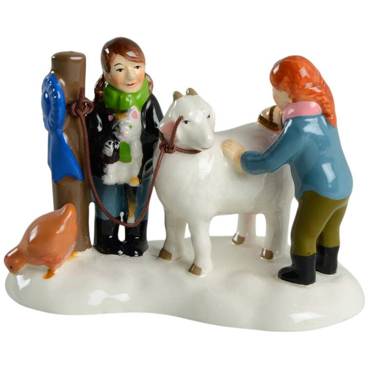 Snow Village Blue Ribbon Christmas - With Box Bx1223