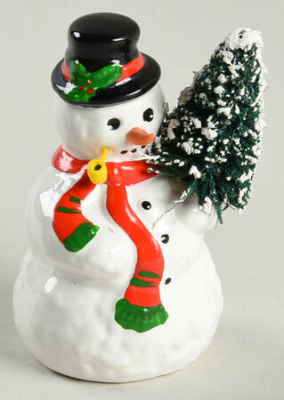 Snow Village A Tree For Me-Red & Green Scarf - No Box