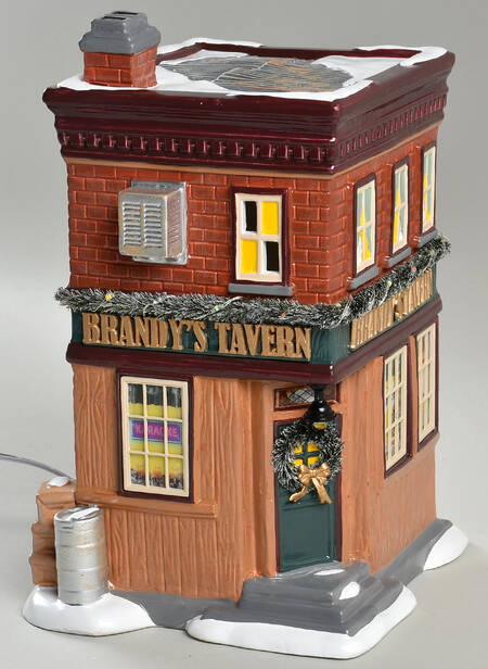 Snow Village Brandy's Tavern - Bx1395 With Box
