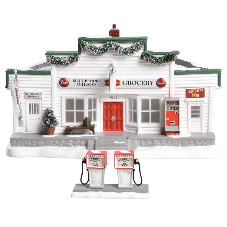 Snow Village Billy Brooks Grocer - With Box Bx1403