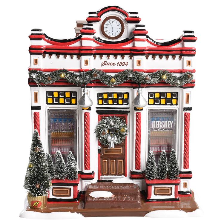 Snow Village Hershey's Fine Confections - Bx1397 With Box