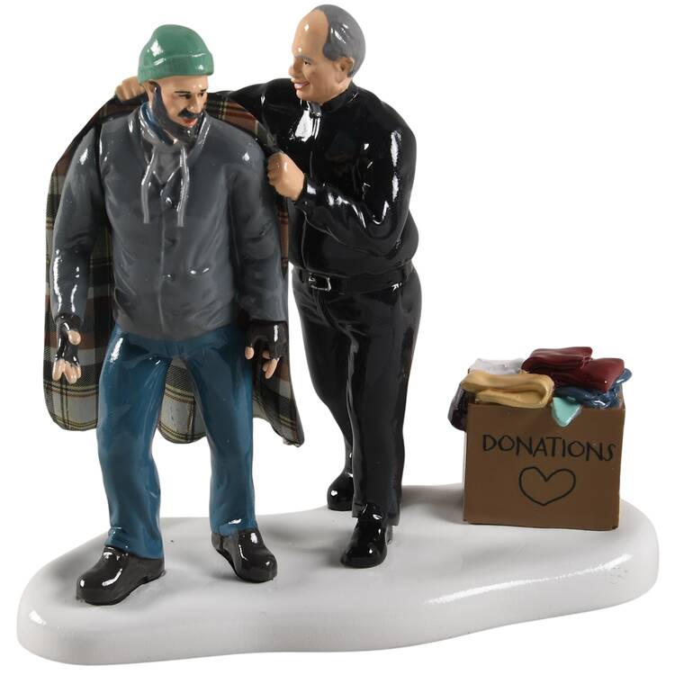 Snow Village Warmed In His Grace - 50 Years - With Box Bx1405