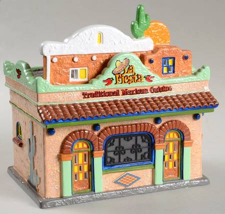 Snow Village La Fiesta Restaurante - With Box Bx1160