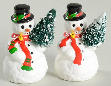 Snow Village A Tree For Me-Set Of 2 - No Box