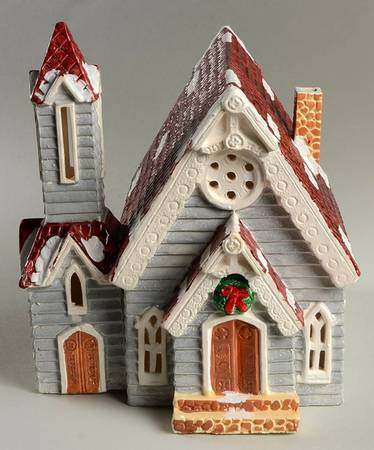 Snow Village Village Church - With Box Bx718