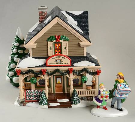 Buck's County-Snow Village Country Quilts And Pies - Boxed