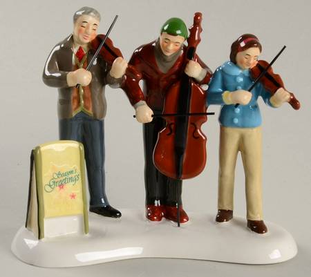 Snow Village Snow Village String Trio - With Box Bx1214