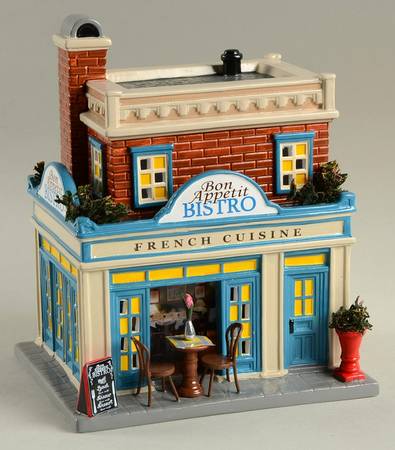 Snow Village Bon Appetite Bistro - With Box Bx1275