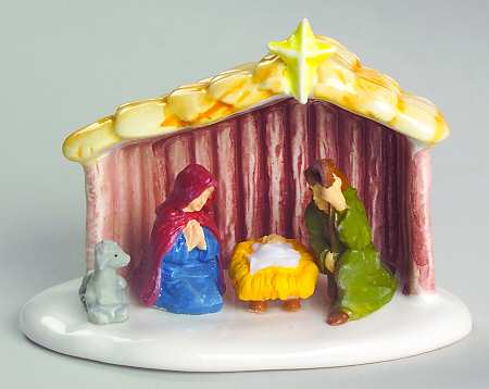 Snow Village Outdoor Nativity Scene - With Box Bx383 by Department 56