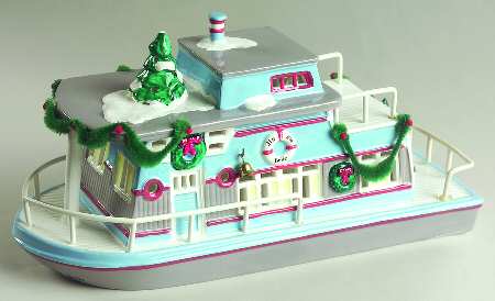 Snow Village Jingle Belle Houseboat - No Box