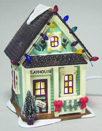 Snow Village Lets Play House - Boxed