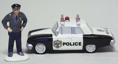 Snow Village On The Beat - Boxed